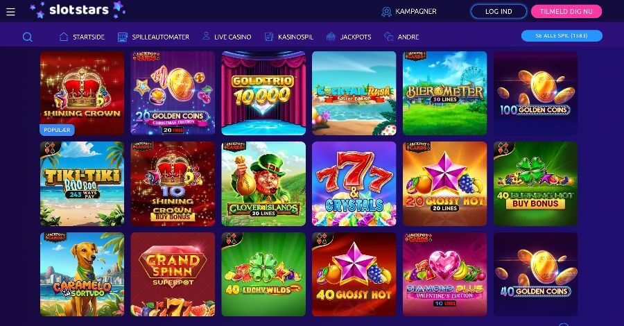 SlotStars jackpotspil