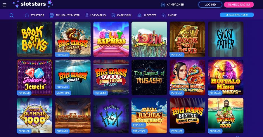 SlotStars spillemaskiner