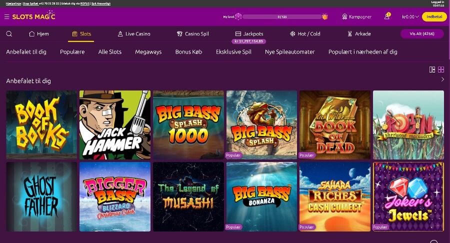 SlotsMagic spillemaskiner