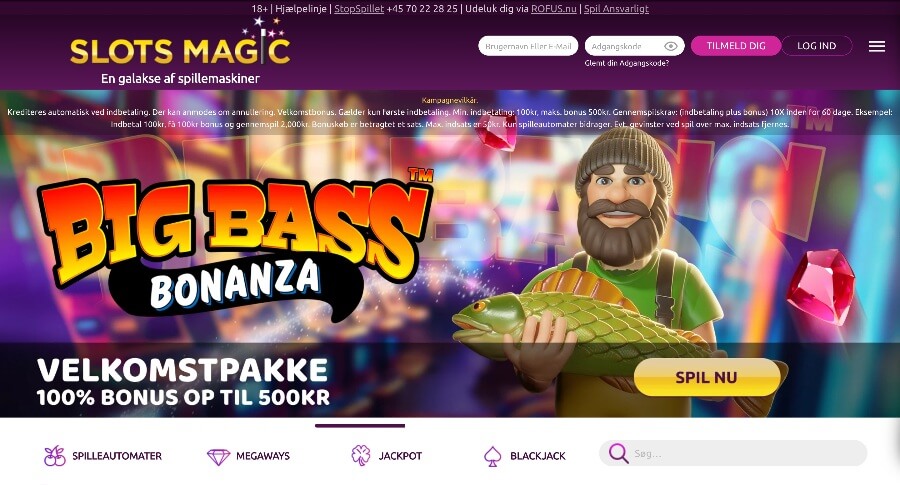 SlotsMagic velkomstbonus