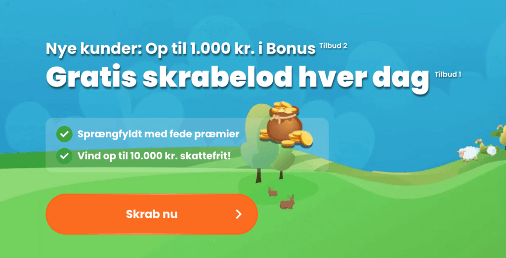 PÄske-tilbud hos Spilnu.dk