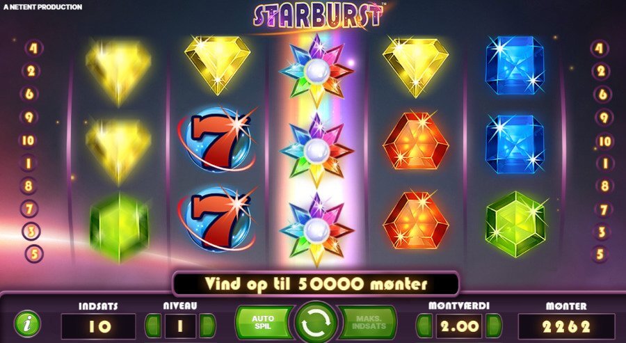 Starburst spillemaskinen