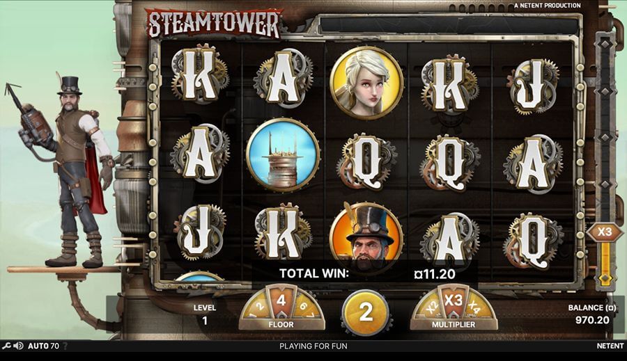 Steam Tower bonusrunde