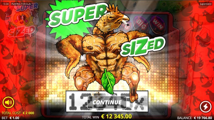 Supersized maks. gevinst