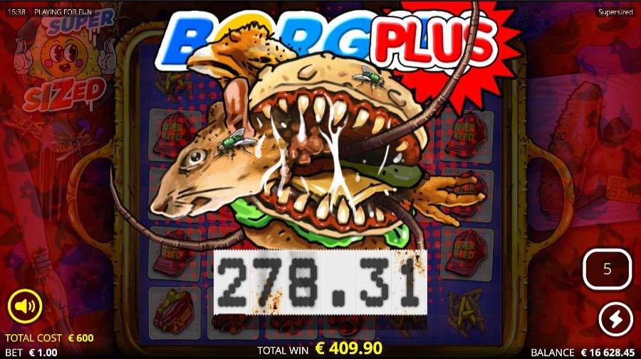 Supersized stor gevinst