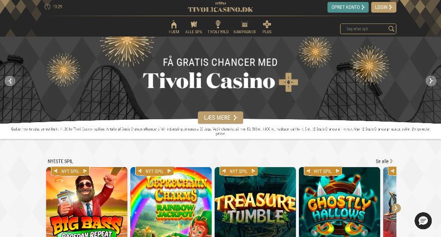 Tivoli Casino forside