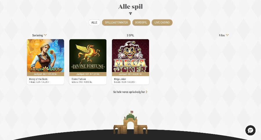 Tivoli Casino jackpotspil