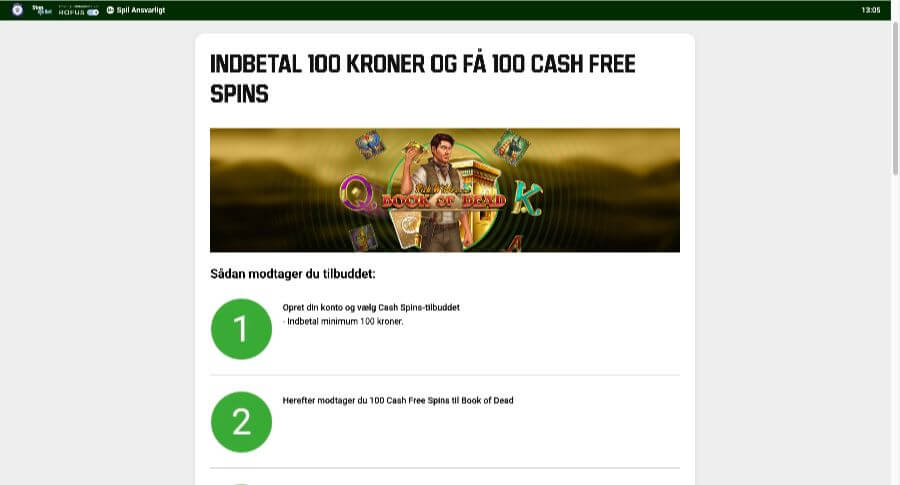 Unibet velkomstbonus