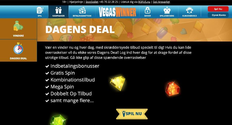 VegasWinner kampagner