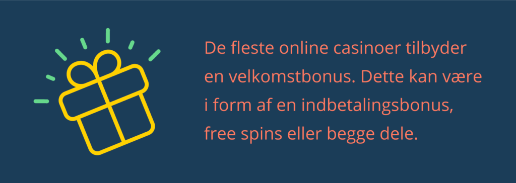 Velkomstbonus til danske spillere