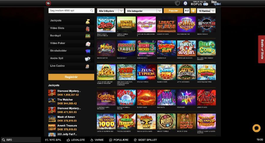 Videoslots spillemaskiner