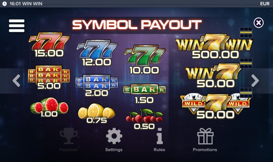 Win Win symboler