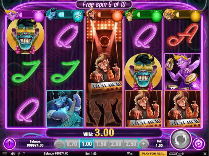 Spil Banana Rock spilleautomaten hos Unibet Casino