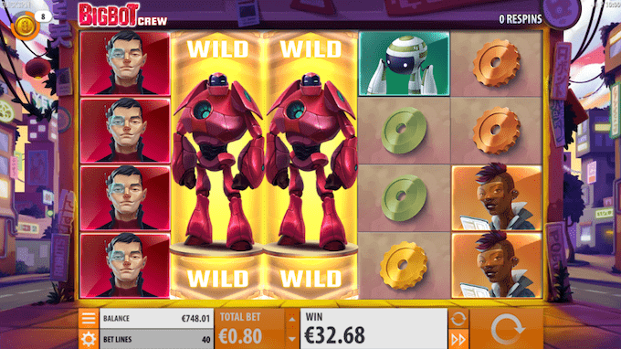 Spil Big Bot Crew hos Mr Green Casino