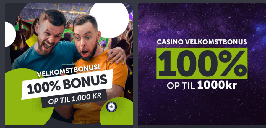 Velkomstbonusser hos ComeOn!