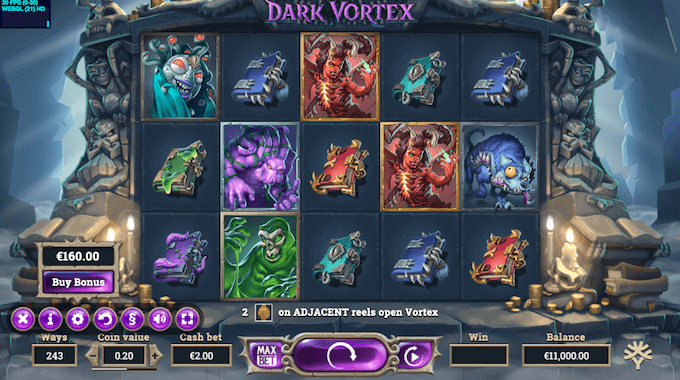 Spil Dark Vortex hos Mr Green