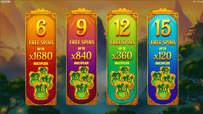 Eastern Emerald free spins