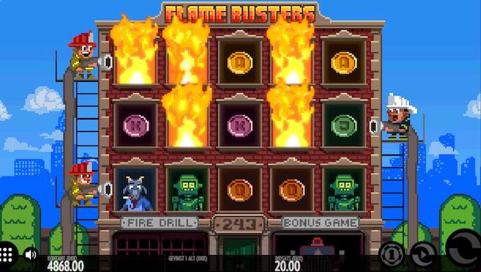 Spil Flame Busters ved LeoVegas Spil Flame busters ved LeoVegas