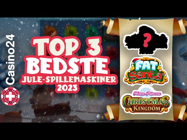 Top 3 bedste jule-spillemaskiner i 2023