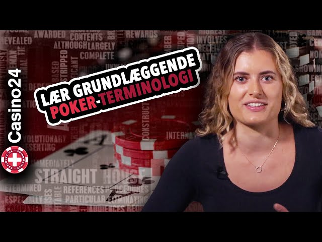 Grundlæggende pokerterminologi for nybegyndere