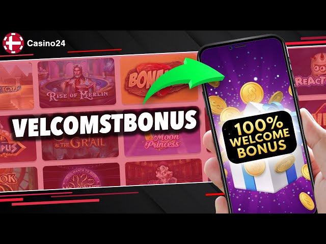 VELKOMSTBONUS - 100% BONUS TIL NYE SPILLERE