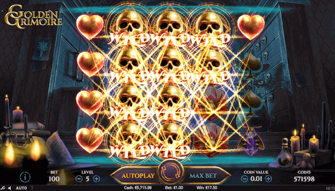 Golden Grimoire free spins