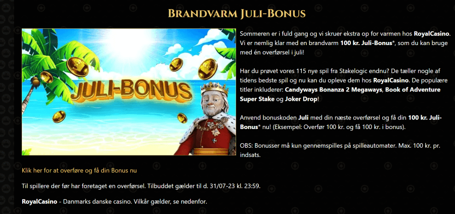 Juli-bonus