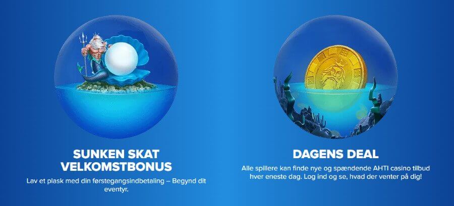 Få velkomstbonus og Dagens deal hos Ahti Games