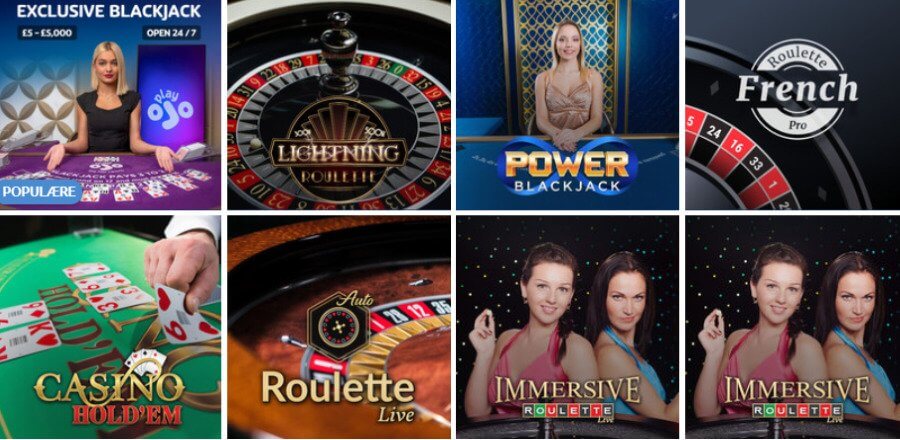 Drueckglueck har et live casino