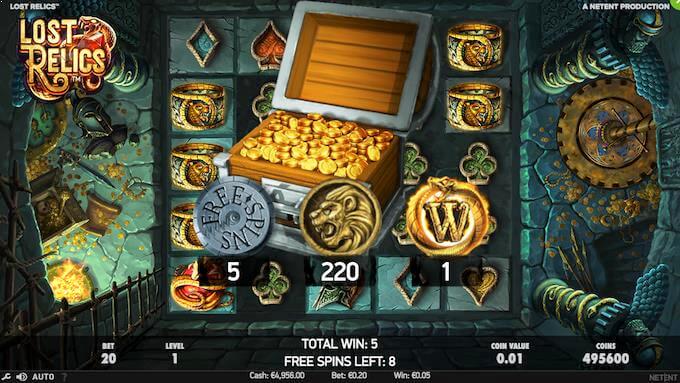 Spil Lost Relics hos Karamba Spil Lost relics hos Karamba