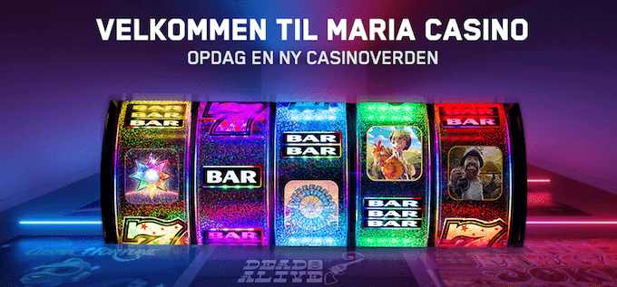 Maria Casino bonus og spiludvalg Maria Casino bonus og spiludvalg