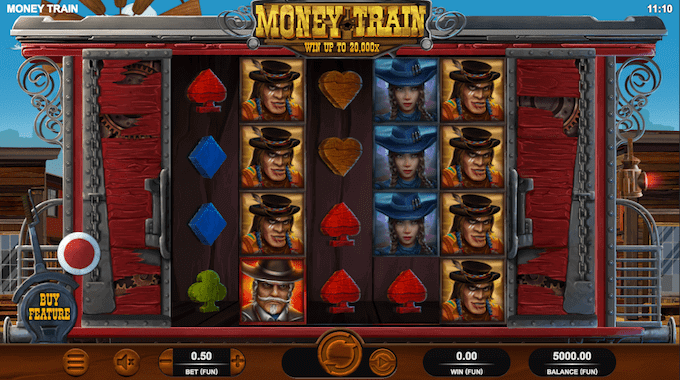 Køb dig til free spins i Money Train