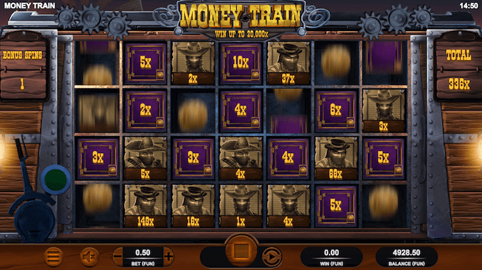 Vind op til 20.000x din indsats i Money Train spillemaskinen