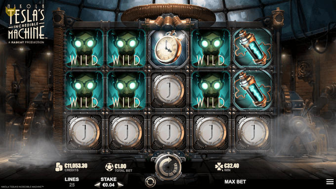 Nikola Tesla's Incredible Machine er produceret af Yggdrasil Gaming og Rabcat Gambling Nikola Tesla's Incredible Machine er produceret af Yggdrasil Gaming og Rabcat Gambling