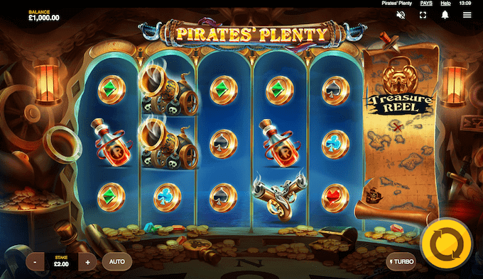 Red Tiger Gaming står blandt andet bag spillemaskinen Pirates' Plenty