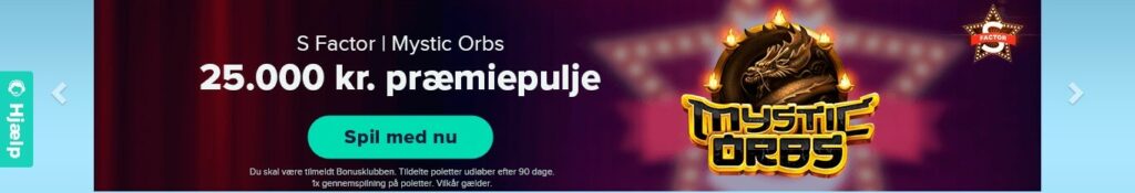 25.000 kr. i præmiepulje til Mystic Orbs