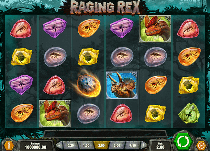 Spil Raging Rex hos Goliath Casino