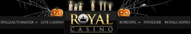 Royal Casino har pyntet op til Halloween.