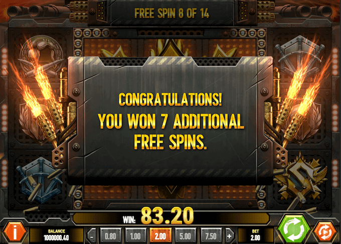 Vind uendeligt mange free spins i Sabaton