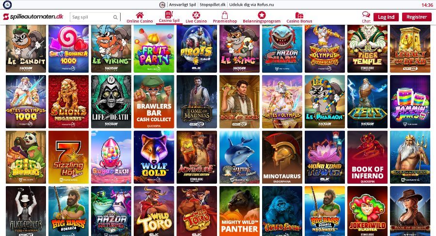 Spilleautomaten.dk spillemaskiner