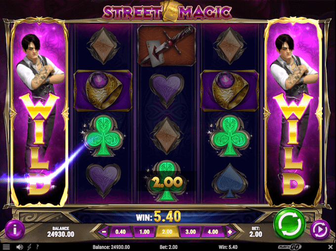 Street Magic kan spilles hos Mr Green Casino