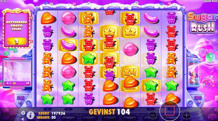 Sugar Rush-gratis spins