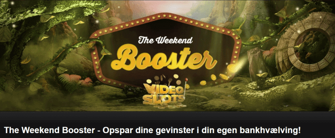 Deltag i Videoslots' The Weekend Booster Deltag i Videoslots' The Weekend Booster
