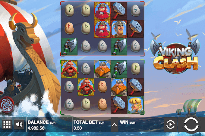 Spil Viking Clash hos Maria Casino