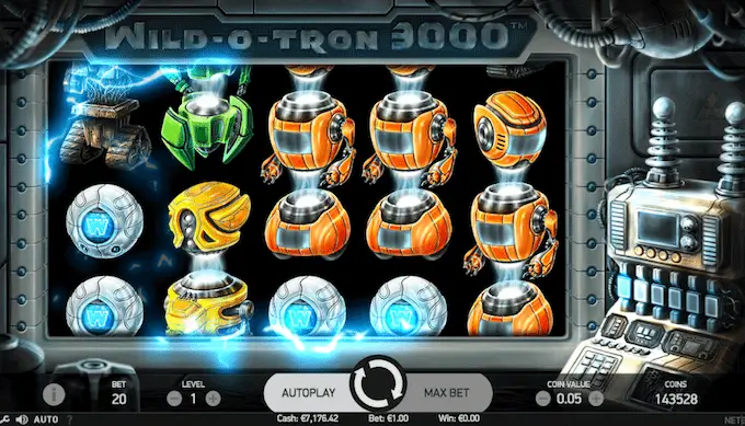 Wild o Tron 3000 funkioner